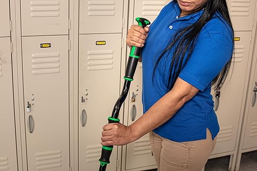Unger Commercial Excella Floor Cleaning Mop Pack - Adjustable Height Offset Pole and Mop Pad Holder - EFKT6