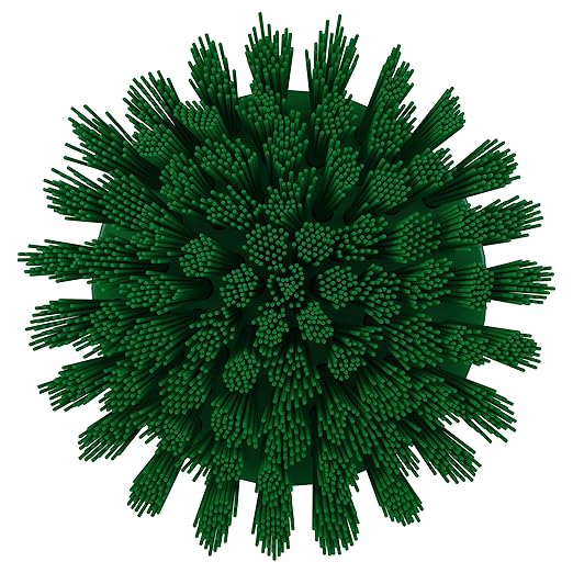 Vikan 8700 HyDrive Round Brush Ø90mm Very Hard Drill Cleaning Food Grade (Green)