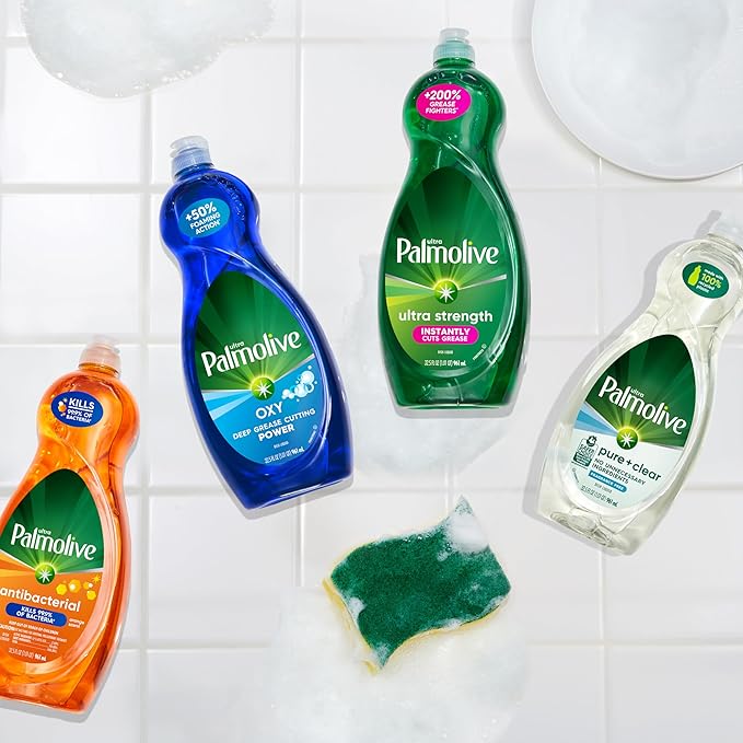 Palmolive Ultra Dish Liquid, Orange, Antibacterial, 32.5 Fl Oz (Pack of 1)