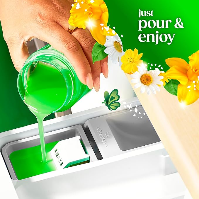 Gain Liquid Laundry Detergent with Odor Defense, Original Scent, Laundry Soap For HE Washing Machines, 60 fl oz, 45 Loads, Pack of 2 (Packaging May Vary)