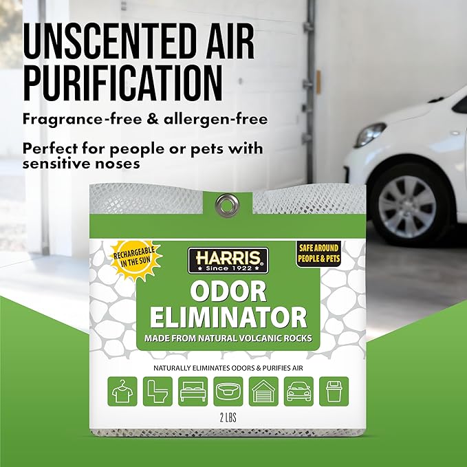 Harris Odor Eliminator Volcanic Rocks - Aborbes Odors from the Air Naturally