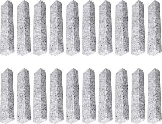 Pumice Stone for Cleaning 20Pcs 1.4x1x5.9in Pumice Stone Toilet Bowl Cleaner Foam Glass for Pool Tile Grill Concrete for Pool Tile Cleaning Household Supplies