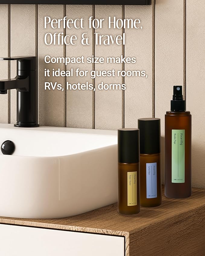 Pre-PooP Aromatic Bathroom Toilet Spray, Potty Deodorizer, Neutralize Bad Odors (5.07 fl.oz.) - Blooming Flowers Scent, Essential Oils