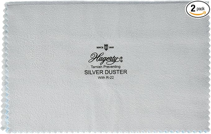 Hagerty Silver Duster Polishing Cloth Set