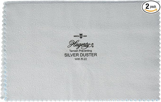 Hagerty Silver Duster Polishing Cloth Set