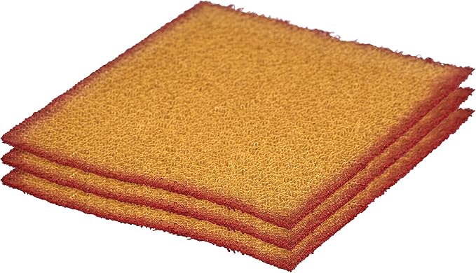Superio Scouring Pads Non-Scratch Dish Scrubbers, Scrub Cloth for Scouring Kitchen, Dishwashing, Cleaning, 6 Pack