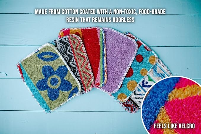 Scratchless Cleaning Pad (3 Pack) for Cleaning Kitchen, Bathroom and Household/Great for Non-Stick Cookware/Reusable/Long-Lasting/Environmentally Friendly
