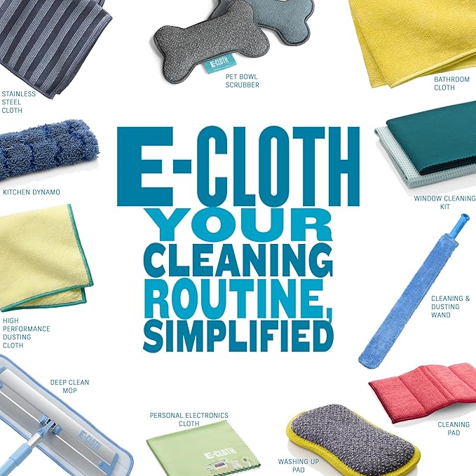 E-Cloth High Performance Dusting Glove, Microfiber Cleaning Cloth, Traps Dust, Pollen, Pet Fur, and Hair, Great for Wood and Leather Surfaces, Washable and Reusable, 1-Pack