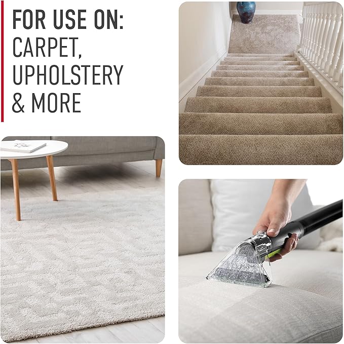 Hoover Renewal Carpet Cleaner Solution, 128 oz., Fresh Meadows Scent, Everyday Carpet Shampoo Solution, Removes Dirt and Grime from Carpet and Upholstery, Pair with Hoover Carpet Cleaner Machine