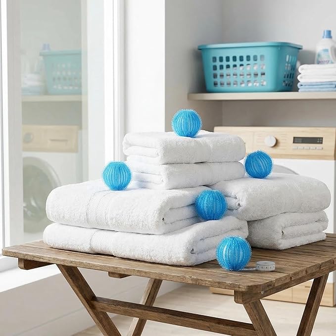 Pet Hair Remover for Laundry, Washing Machine Hair Catcher, Dryer Balls for Clothing Dog Cat Pet Fur Remover (Orange+Blue) (12, Blue)