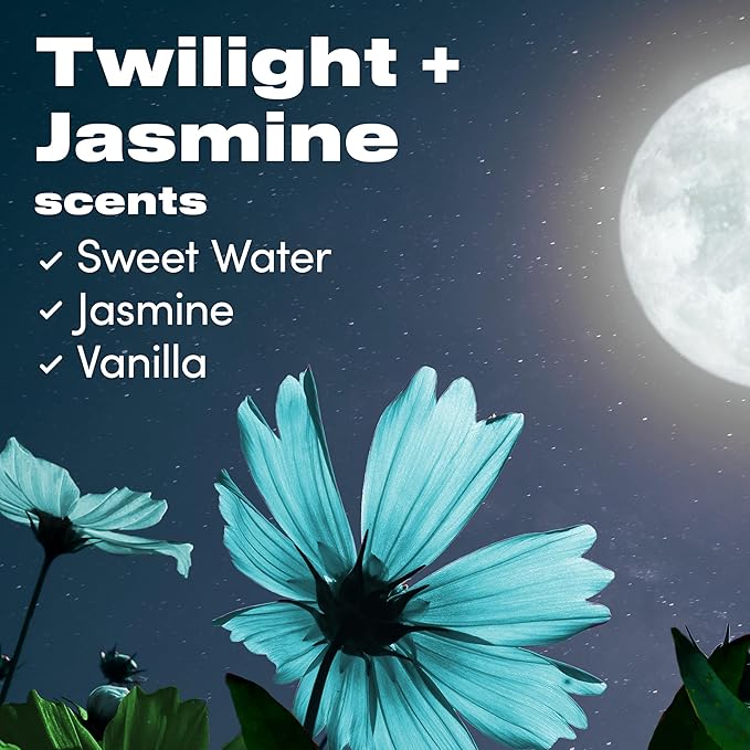 Downy Unstopables Fusions Scent Booster Beads Twilight Jasmine | 24-Hour Freshness | Dual Scent Technology | 21.1 oz | Pack of 4