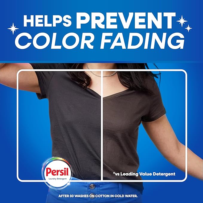 Persil Original Everyday Clean Liquid Laundry Detergent, 82.5 Fl Oz, 110 Loads, Ultra Concentrated, Deep Clean & Care for Colors & Whites, Laundry Soap for All Water Temperatures, HE Safe