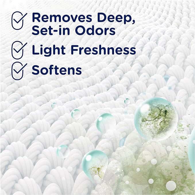 Downy Free & Gentle Rinse Laundry Odor Remover, Scent Free, 48 FL OZ, Gentle on skin, No dyes or heavy perfumes, Fabric Softener and Laundry Odor Removal Rinse