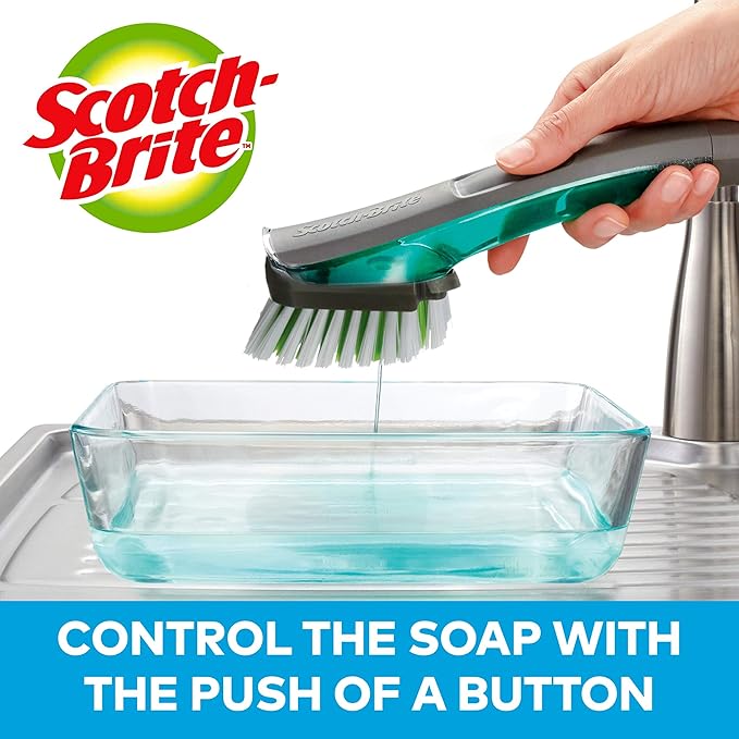 Scotch-Brite Dishwand Brush Scrubbers for Cleaning Dishes (2-pack)