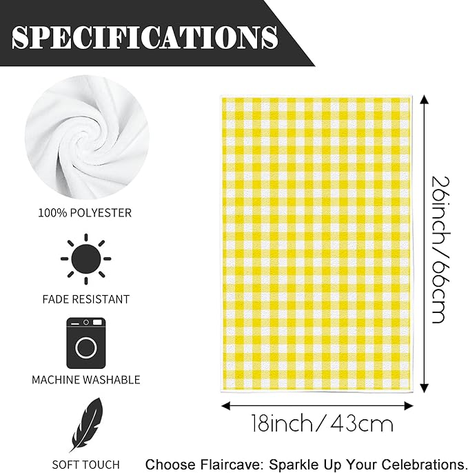 Summer Buffalo Plaid Kitchen Towels Farmhouse Gingham Dish Towel Pastel Spring Summer Checkered Decor Happy Easter Decorations for Home Party