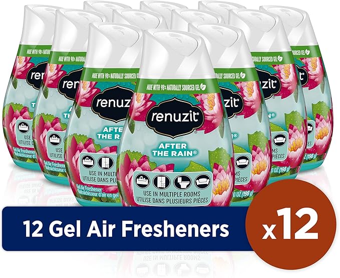 Renuzit - 1716906 03663 Adjustables Air Freshener, After the Rain Scent, Solid, 7 oz (Case of 12)