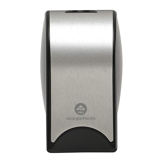 Georgia-Pacific ActiveAire Powered Whole-Room Air Freshener Dispenser by GP PRO (Georgia-Pacific), Stainless Steel, 53258A, 4.090" W x 3.610" D x 6.820" H