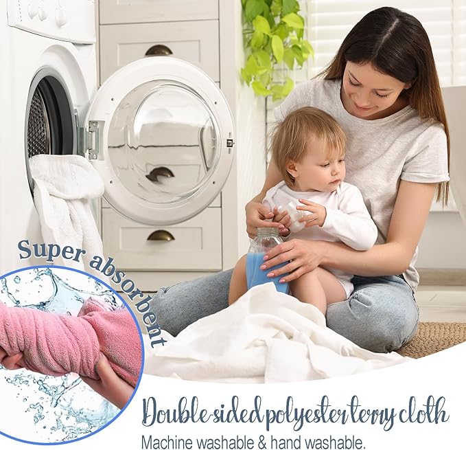 Baosity Custom Hooded Baby Towel with Name, Soft Absorbent Bunny Toddler Towel, Baby Bath Towels for Girls Boys, Personalized Easter Brithday for Baby, Toddler, Newborn Essential