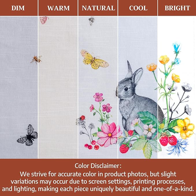 Maison d' Hermine 100% Cotton Cloth Napkins Set of 4 Everyday Reusable Square Napkins Cloth Washable Dinner Party Wedding Restaurant Hotel Kitchen Spring Summer (Printemps, 20" x 20")