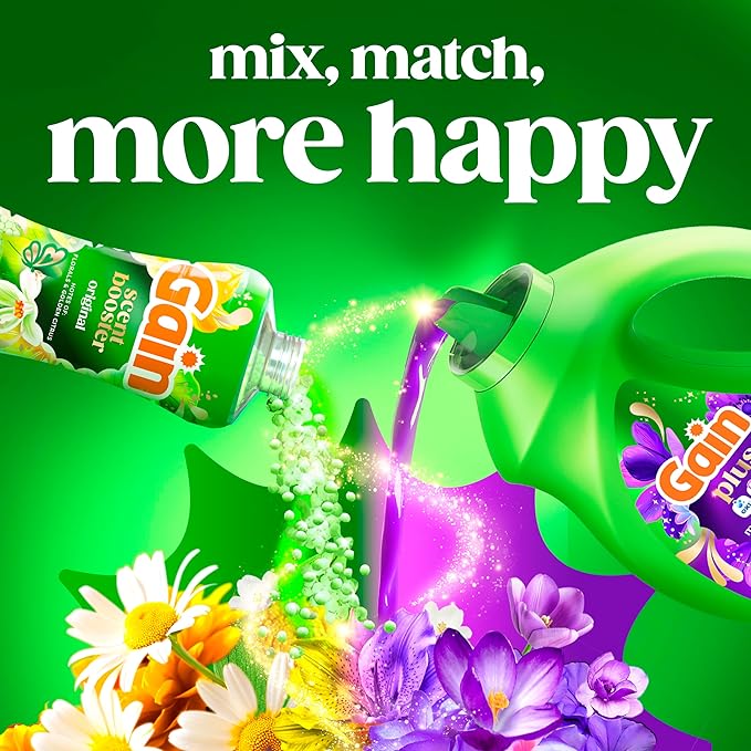Gain Plus Liquid Laundry Detergent, Cleaner, Fresher, Now with Oxi, Moonlight Breeze Scent, 170 fl oz, 129 Loads