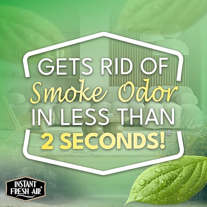 Smoke Vanish - Smoke Odor Eliminator Spray - Removes Smokey Odor Instantly with Noxban™ - Eco-Friendly - For Home, Car, Clothes & Travel - Fresh Mist Scent - 4 oz.