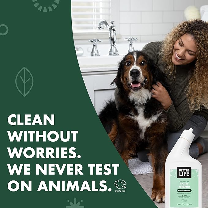Better Life Toilet Bowl Cleaner 24 Oz Pack of 2 + Floor Cleaner Citrus Mint 32 Oz Pack of 1