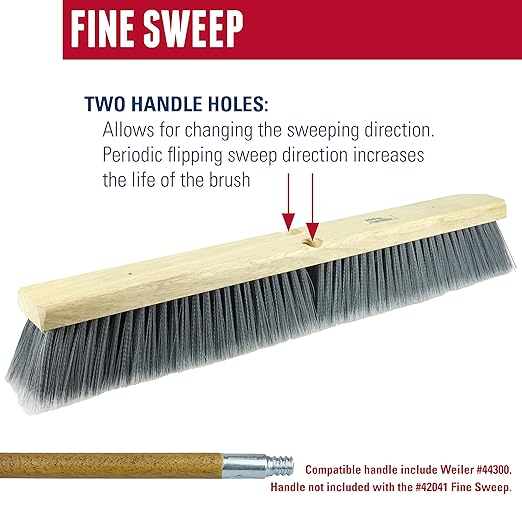 Weiler 70312 10" Bus Brush, Flagged Silver Grey Polystyrene Fill (Pack of 12)