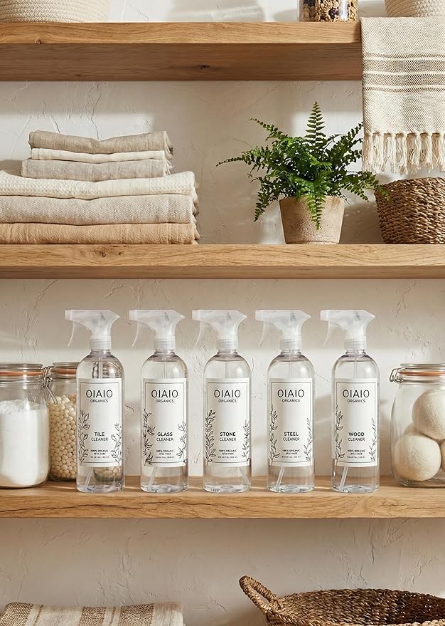 Non-Toxic Stone & Quartz Cleaner - Natural Organic Ingredients that Truly Perform - 24oz - Light Coconut & Tea Tree Scent
