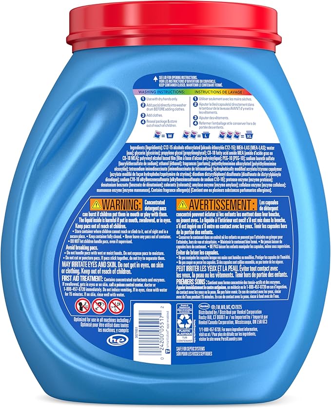 Persil Ultra Pacs Intense Fresh Everyday Clean Laundry Detergent, 76 count