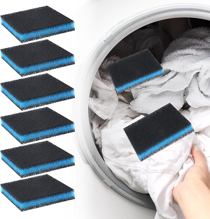 6 Pcs Laundry Pet Hair Catcher, Reusable Pet Hair Remover for Laundry Fur Catcher Tool for Washing Machine, Effectively Removes Dog and Cat Hair from Bedding and Clothing