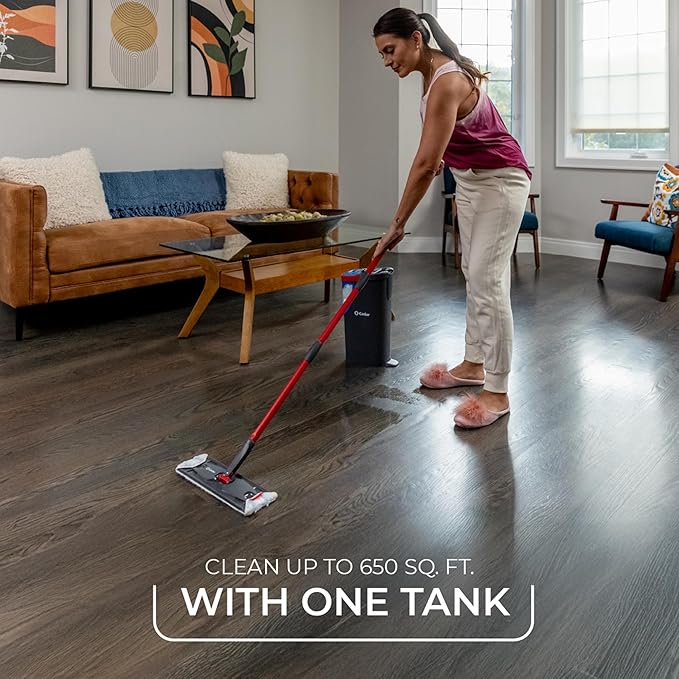 O-Cedar Pet Clean Power Pack | H2prO Flat Mop + Pet Pro Broom with Dustpan
