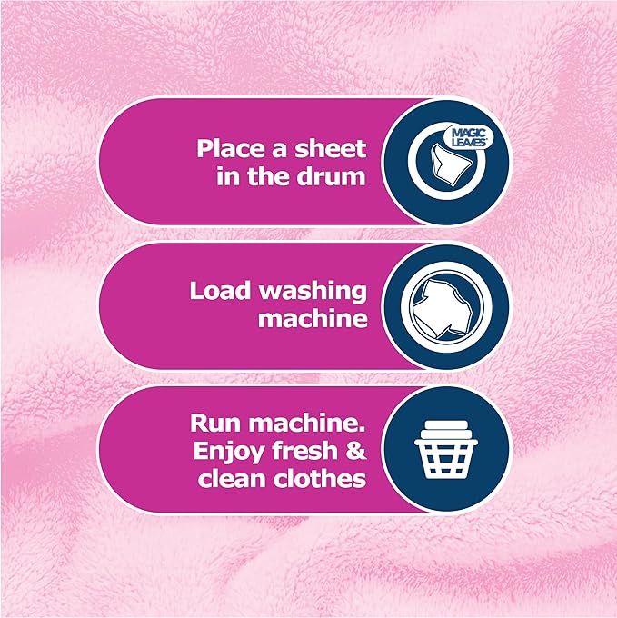 Dr. Beckmann MAGIC LEAVES Laundry Detergent Sheets BIO | 25 Sheets
