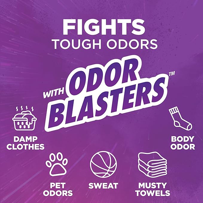 ARM & HAMMER Plus OxiClean with Odor Blasters Liquid Laundry Detergent, Laundry Odor Remover, Attacks Stains, Fresh Botanical Scent, 74 Loads, 96.2 Fl Oz