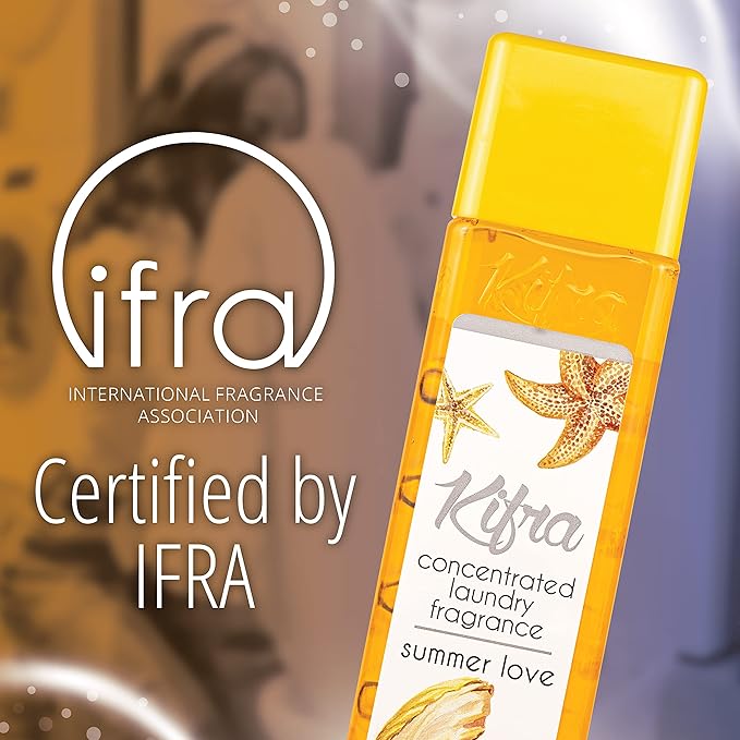KIFRA SUMMER LOVE Concentrated Laundry Fragrance 6.76 Fl Oz 200ml 80 Washing Cycles