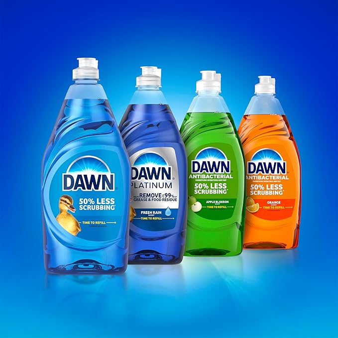 Dawn Ultra Dish Soap,Dishwashing Liquid,Original,Dish Soap Liquid,Dish-Soap Refill,24 Fl Oz Bundle,(Pack of 8)
