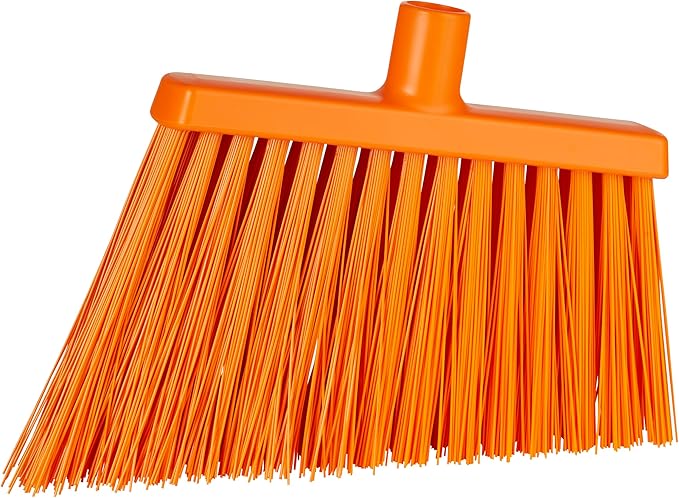 Vikan - 29147 12" Angle Broom- Extra Stiff, Orange