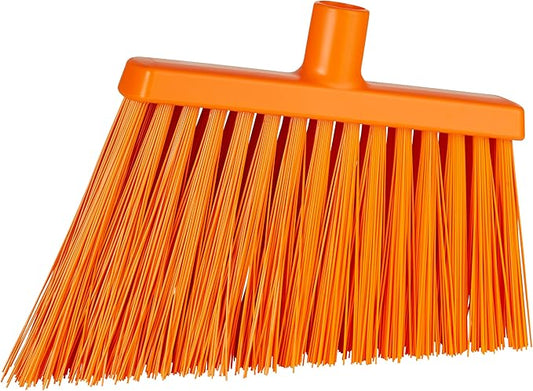 Vikan - 29147 12" Angle Broom- Extra Stiff, Orange