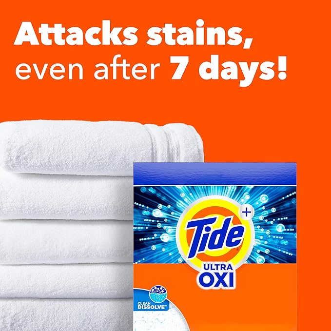 Tide Ultra OXI Powder Laundry Detergent (Pack of 2)
