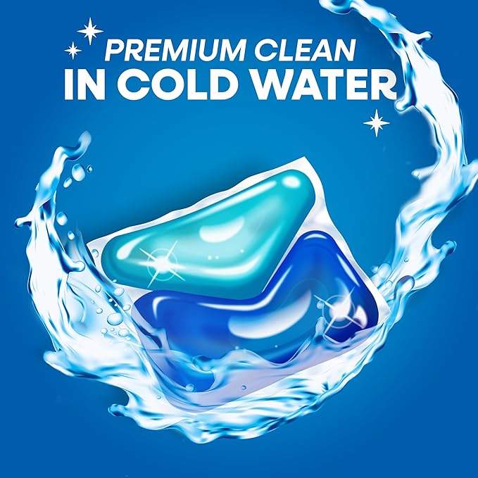 Persil Ultra Pacs Original Everyday Clean Laundry Detergent, 42 Count, No Mess, Single-Dose Laundry Soap, Deep Clean Fabric Care for Colors & Whites, All Water Temperatures, HE Safe