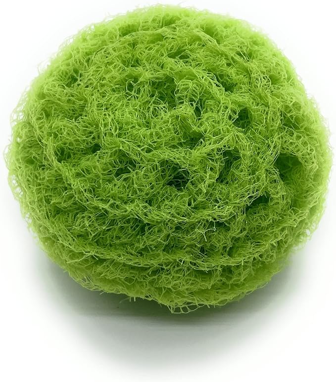 Set of 3 Nylon Net Dish Scrubbies (Lime Green)