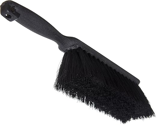 SPARTA Flo-Pac Counter Brush Scrub Brush, Cleaning Brush with Synthetic Fiber Bristles for Cleaning, 8 Inches, Black, (Pack of 12)
