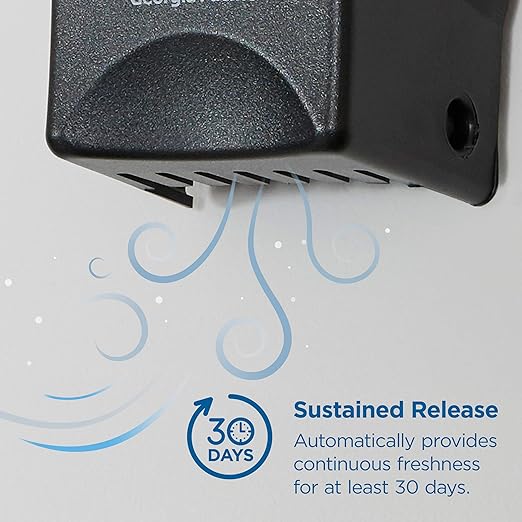 Georgia-Pacific ActiveAire Powered Whole-Room Air Freshener Dispenser by GP PRO (Georgia-Pacific), Stainless Steel, 53258A, 4.090" W x 3.610" D x 6.820" H