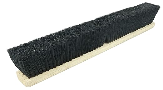 Weiler 42008 Tampico Fiber Medium Sweep Floor Brush, 2-1/2" Handle Width, 24" Overall Length, Natural