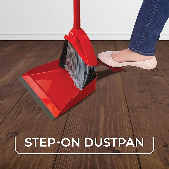 O-Cedar Pet Clean Power Pack | H2prO Flat Mop + Pet Pro Broom with Dustpan