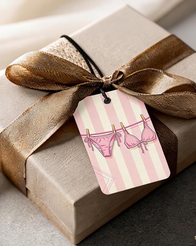 Pink Girly Beach Orange Citrus Car Air Freshener 4pcs, Preppy Coastal Bikini Pink Heart Hanging Scents Car Accessories Interior Mirror Decor for Women Girls