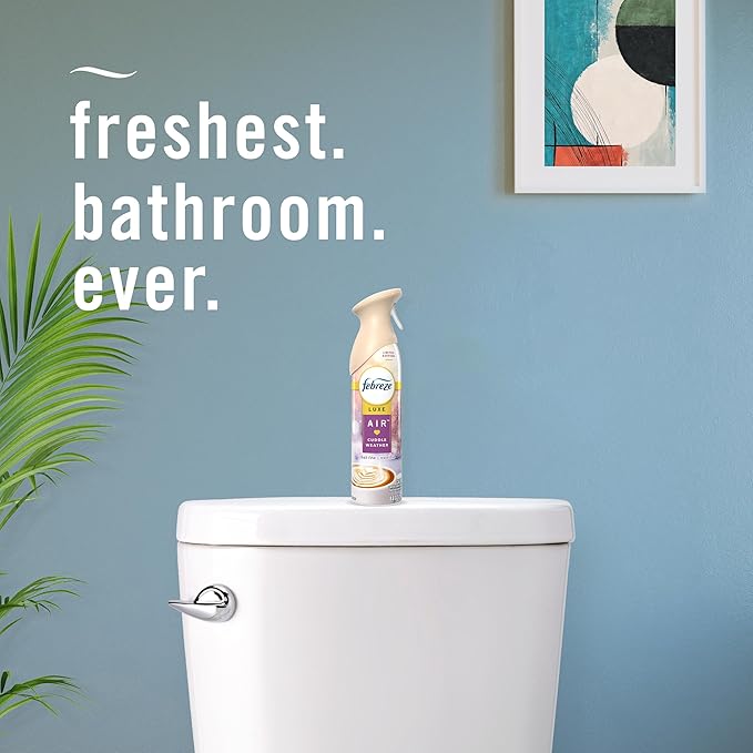 Febreze Air Mist Air Freshener Spray,Odor-Fighting Room Spray,Air-Fresheners for Home and Bathroom and Kitchen,Aerosol Can,Cuddle Weather Scent,8.8oz,(Pack of 6)