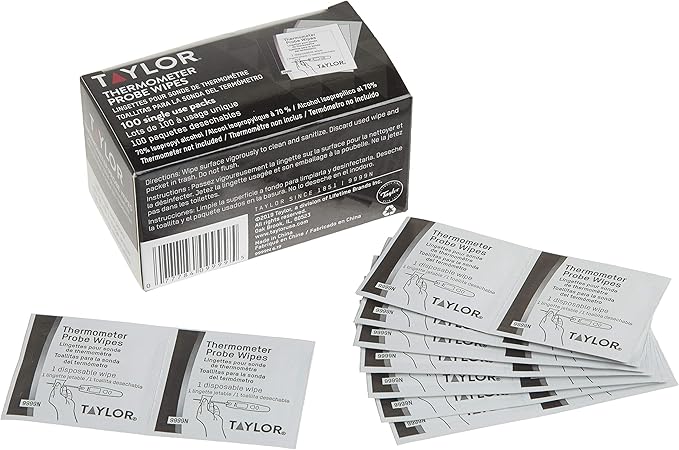 Taylor Food Service HACCP Wipes (100-Single Wipes), White