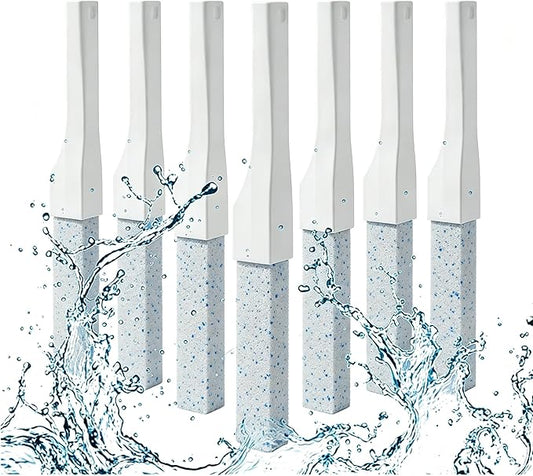 Pumice Stone Toilet Bowl Cleaner with Long Handle, Replaceable Cleaning Stone, Hard Water Stain Remover for Toilets, Bathtubs, Grills, Pools, Sinks, Household Cleaning Tool