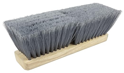 Weiler 70312 10" Bus Brush, Flagged Silver Grey Polystyrene Fill (Pack of 12)