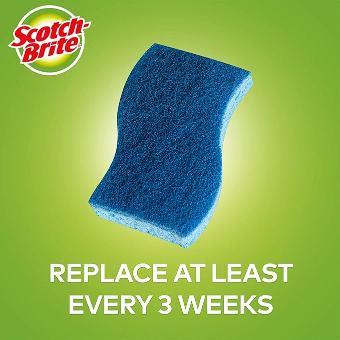 Scotch-Brite Non-Scratch Scrub Sponges, 6 Pack and Stainless Steel Scrubbers, 3 Pack